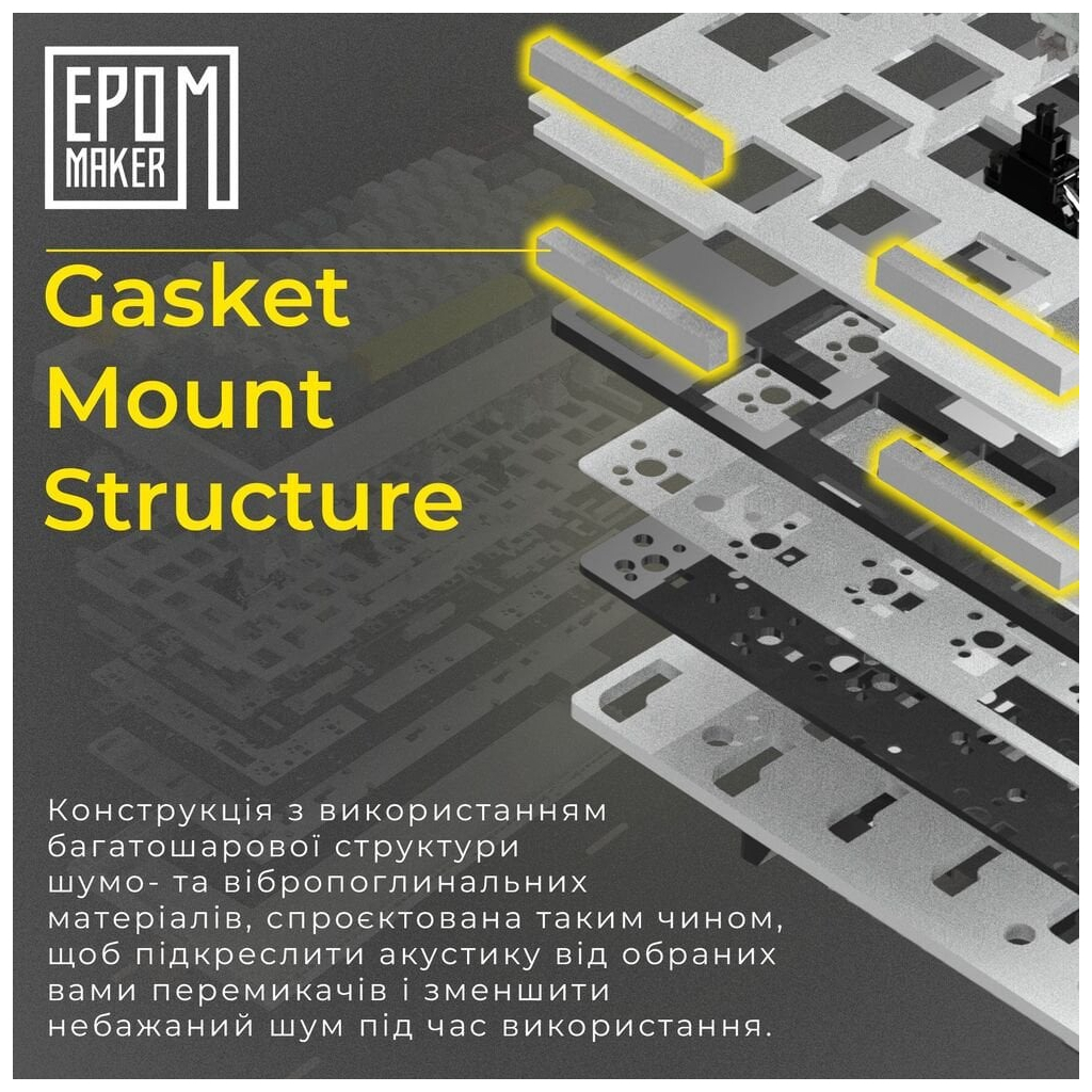 Клавіатура Epomaker TH80 Pro V2 75 Sea Salt Silent Switch Hot-Swap LCD Screen RGB Wireless/Bluetooth/USB UA Black (TH80-PROV2-B-SS) - зображення 7