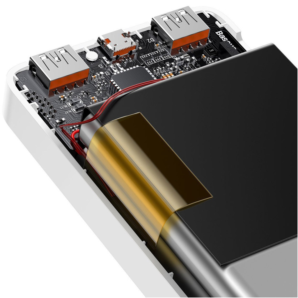 Батарея універсальна Baseus Bipow 20000mAh 20W white (PPBD050302) - зображення 7