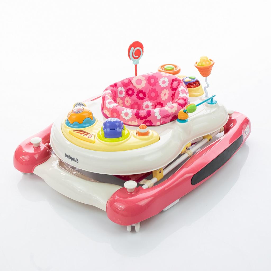 Ходунки BabyHit BG2123 Active Pink-White (73788) - изображение 5