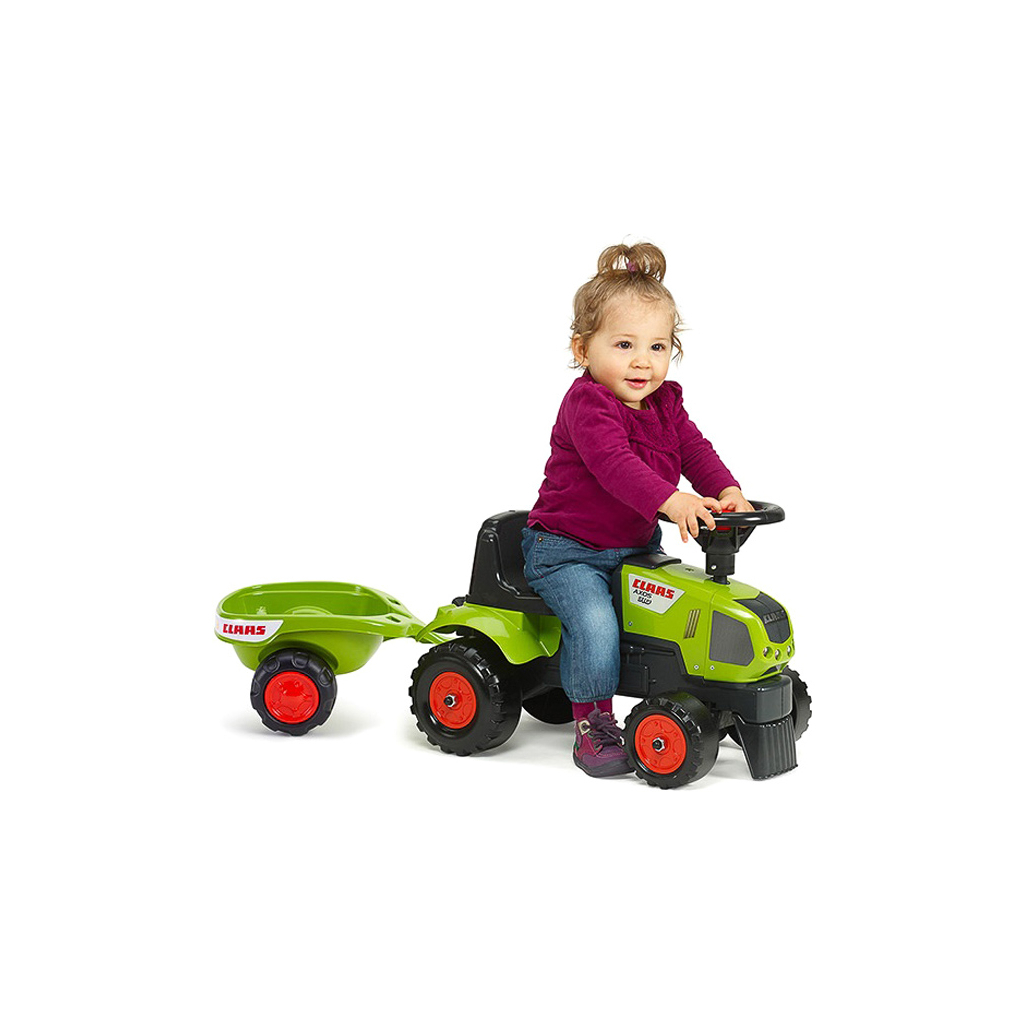 Чудомобіль Falk Claas Axos трактор з причепом Зелений (1012B) - зображення 2