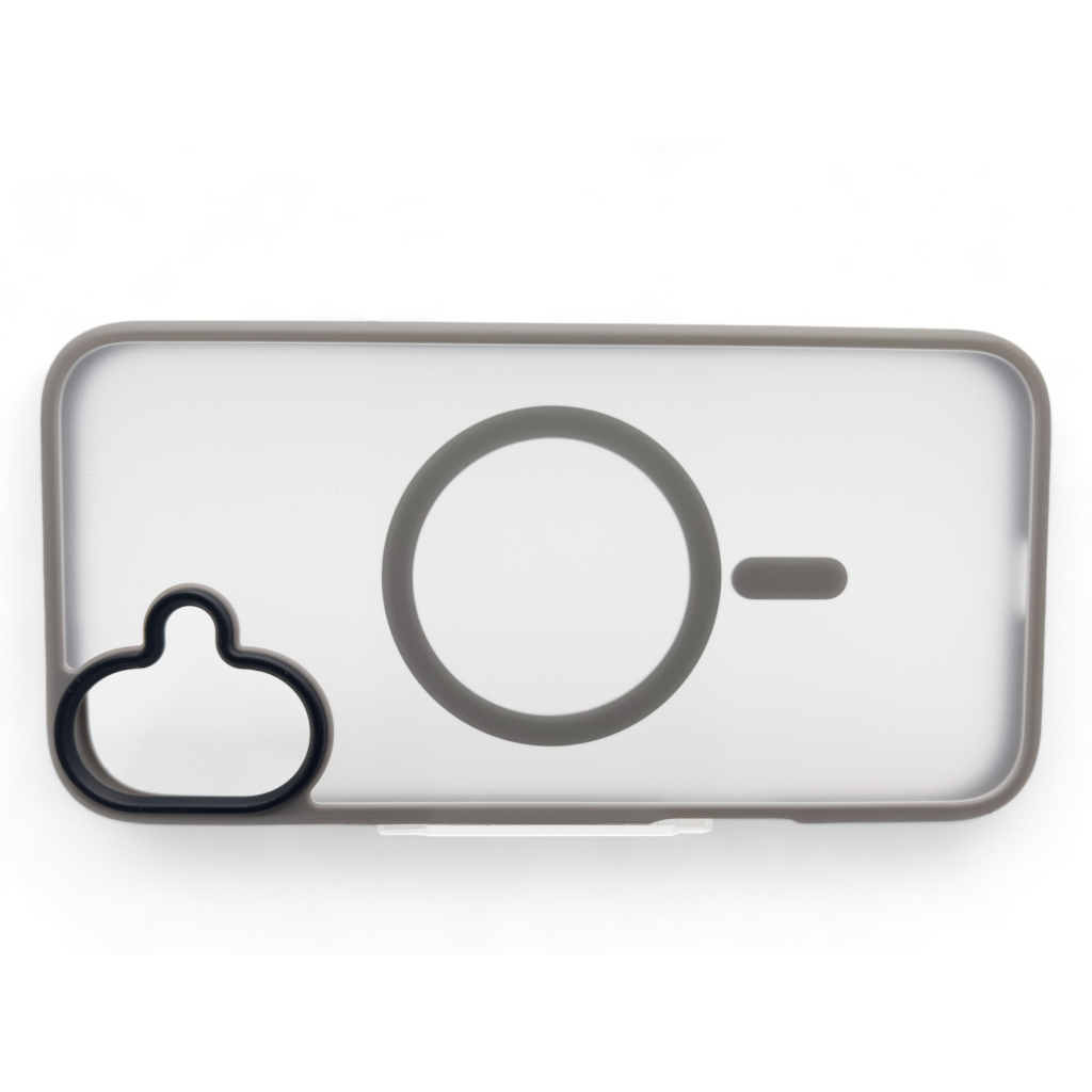 Чохол до мобільного телефона BeCover Metal Buttons Case (MagSafe) для Apple iPhone 16 Gray (712092) - зображення 4