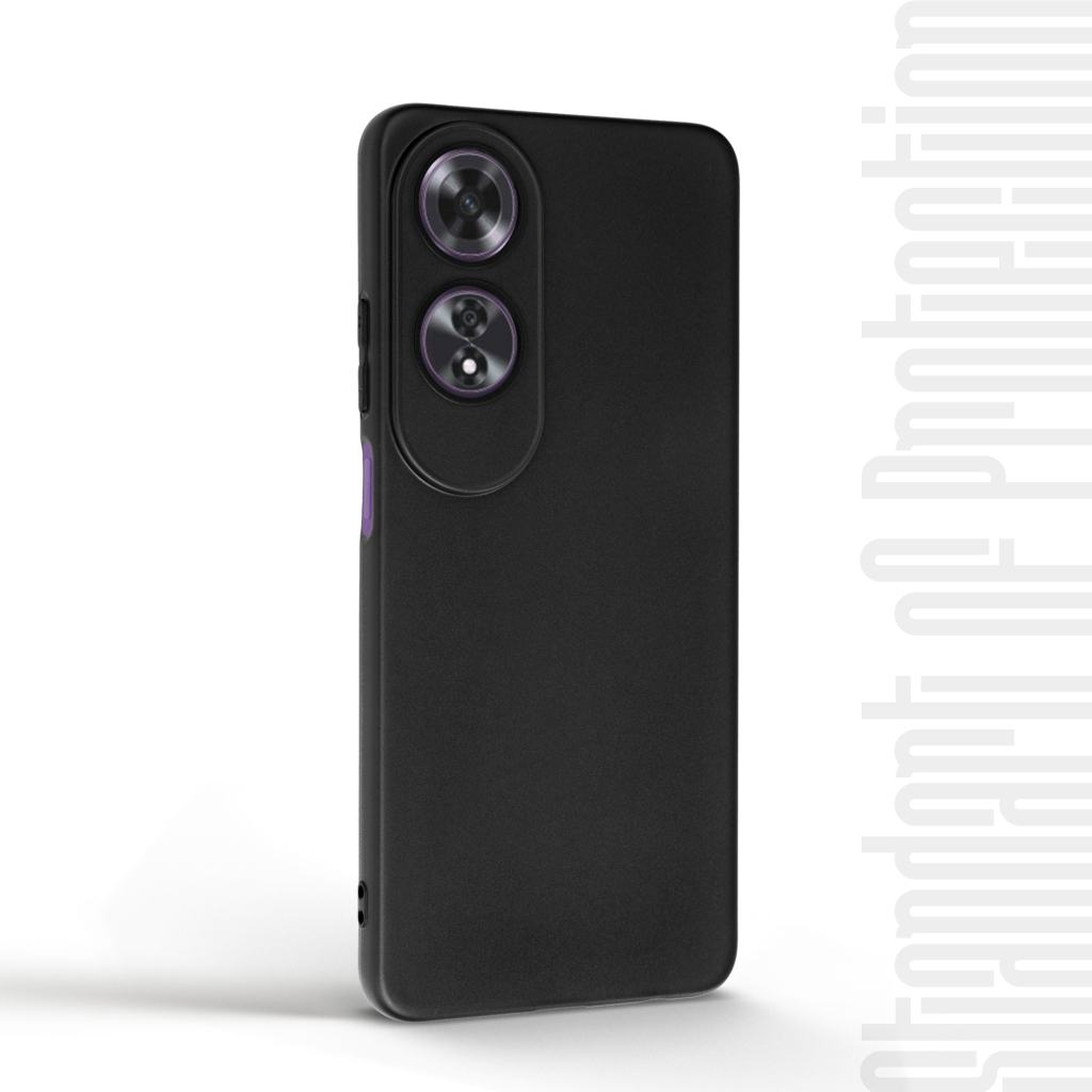 Чохол до мобільного телефона Armorstandart Matte Slim Fit OPPO A60 4G Camera cover Black (ARM78568) - зображення 2