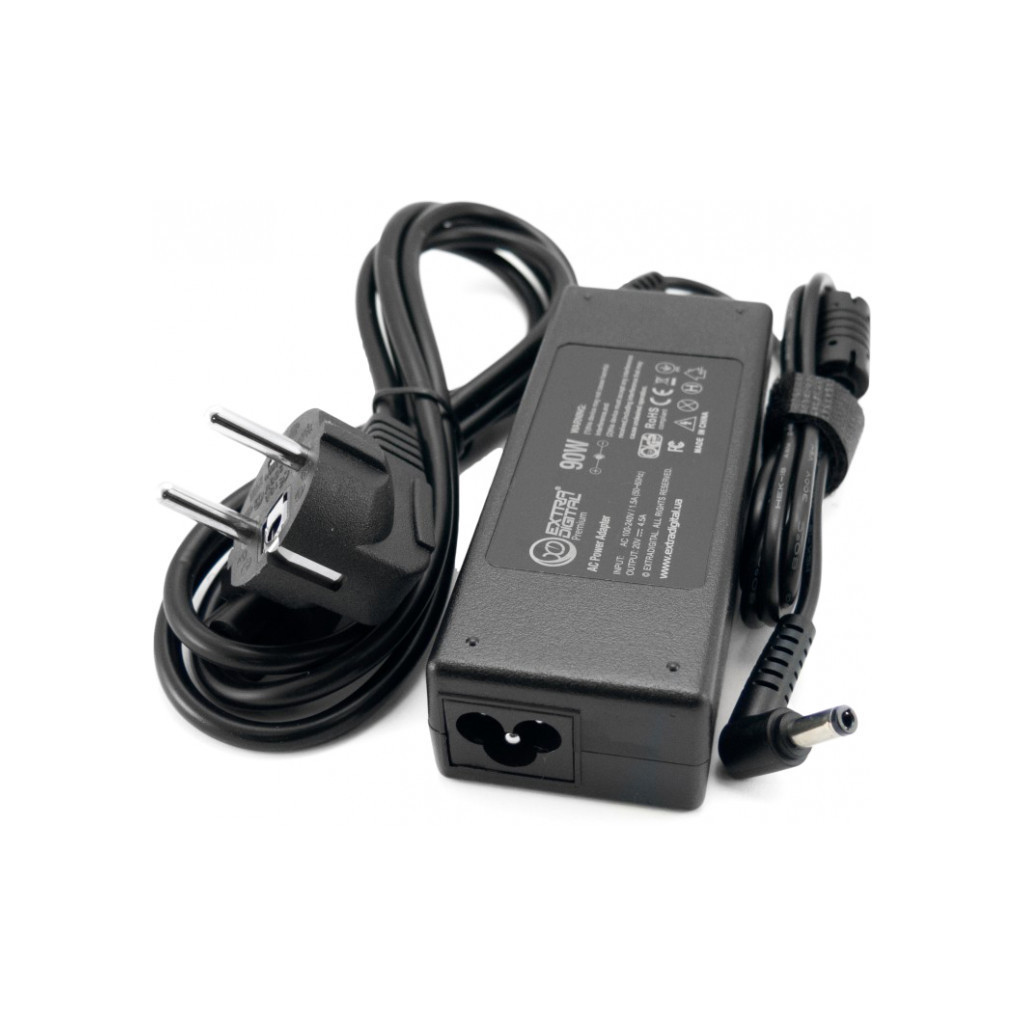 Блок живлення до ноутбуку Extradigital Lenovo 20V, 4.5A, 90W (5.5x2.5) (PSL3868) - зображення 1