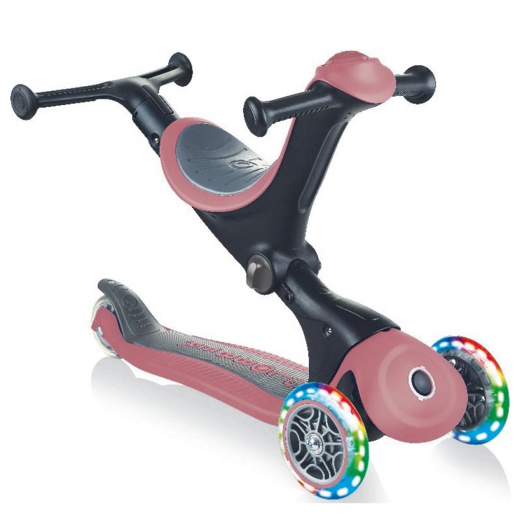 Самокат Globber Go Up Deluxe Lights Led 5 в 1 рожевий (646-210) - изображение 2