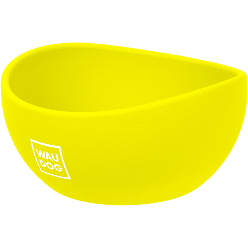 Посуд для котів WAUDOG Silicone Миска 250 мл жовта (50818) - зображення 3