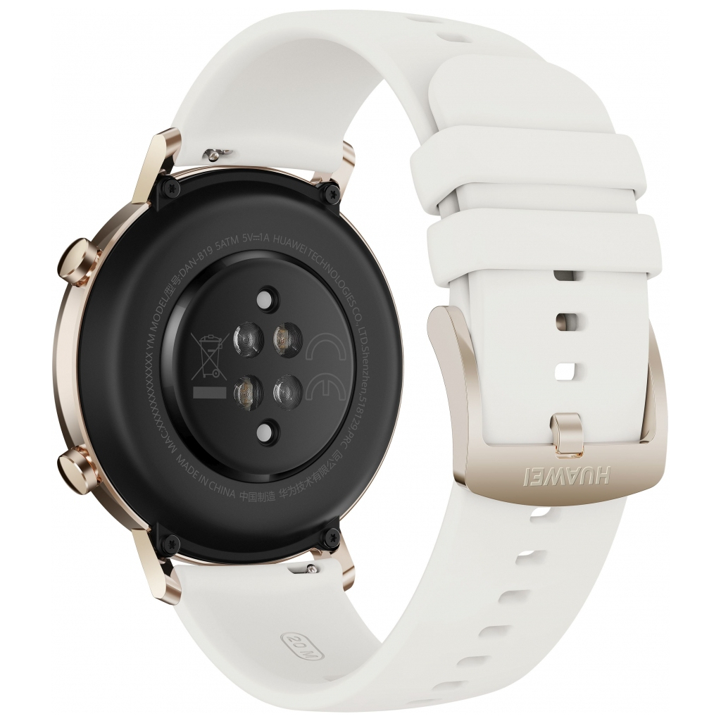 Смарт-годинник Huawei Watch GT 2 42 mm Frosty White (Diana-B19J) SpO2 (55025350) - зображення 7