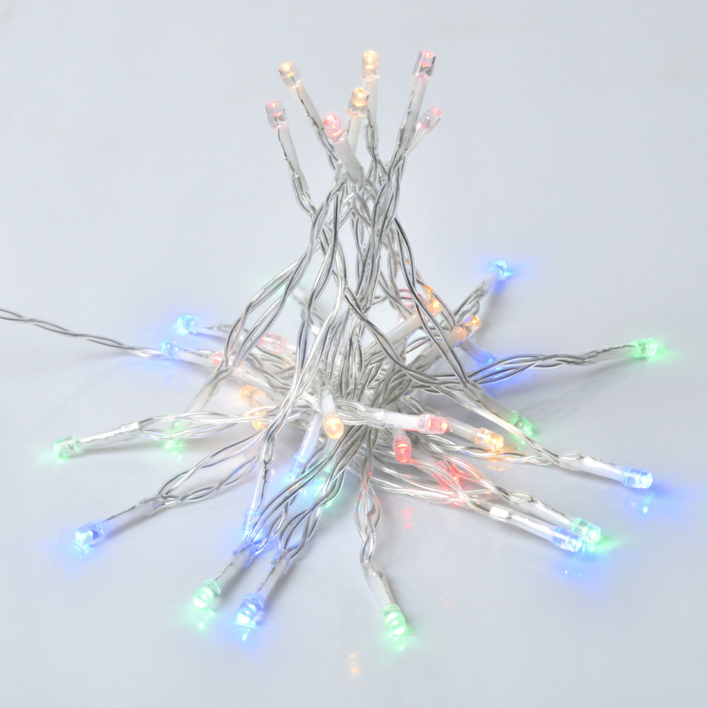 Гірлянда YES! Fun Нитка 41 LED Різнокольорова 2.8 м Статична На батарейках (975053) - зображення 1