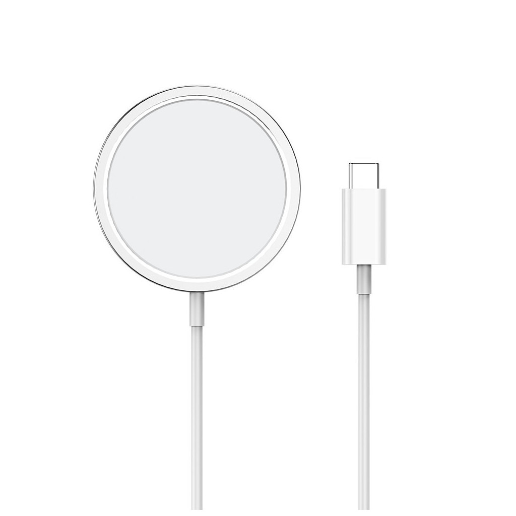 Зарядний пристрій ColorWay MagSafe Charger 15W (White) (CW-CHW27Q-WT) - зображення 2