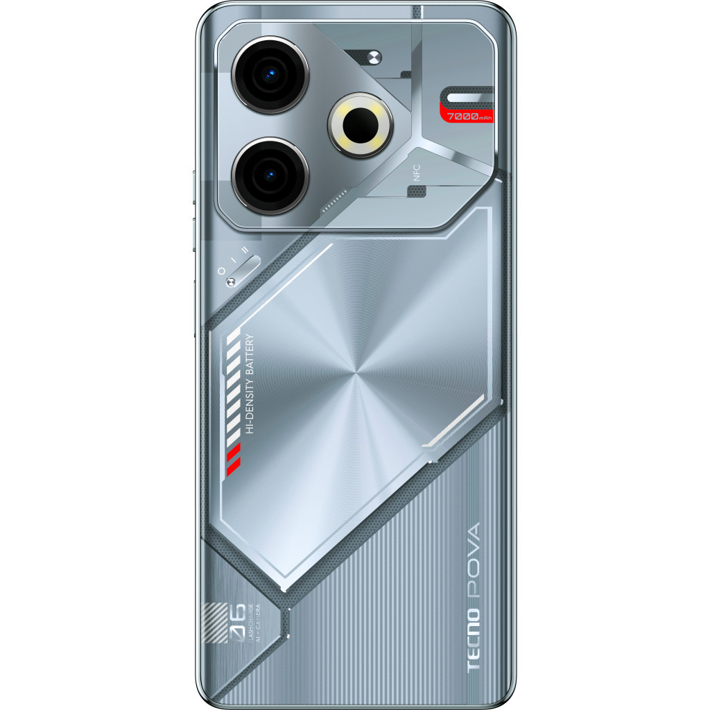 Мобільний телефон Tecno POVA 6 NEO 8/256GB Starry Silver (4894947023637) - зображення 3