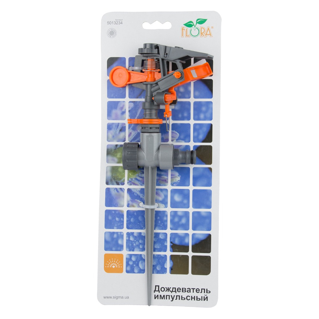 Зрошувач Flora імпульсний на металевому кілочку (ABS+AL) (5013234) - изображение 6