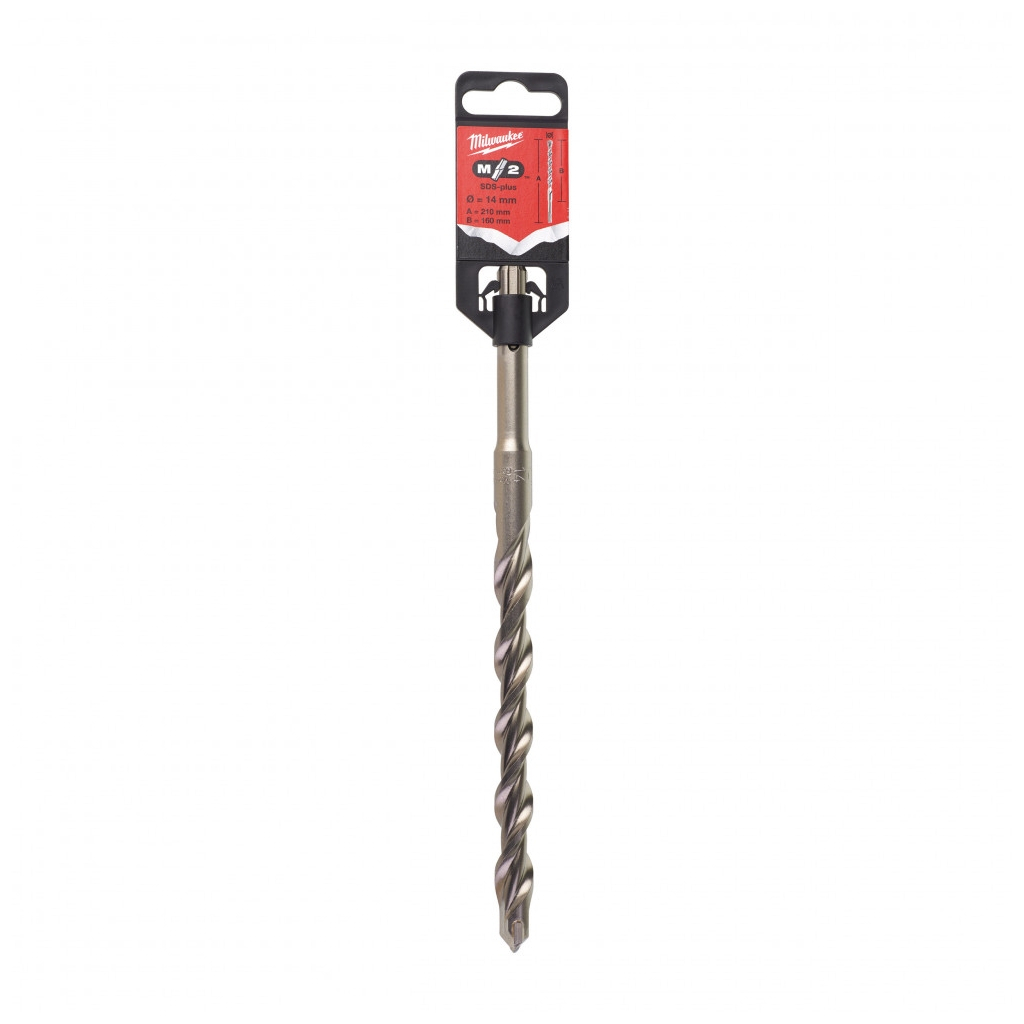Бур Milwaukee SDS-PLUS M2, 14,0х210х160мм (4932353826) - изображение 2