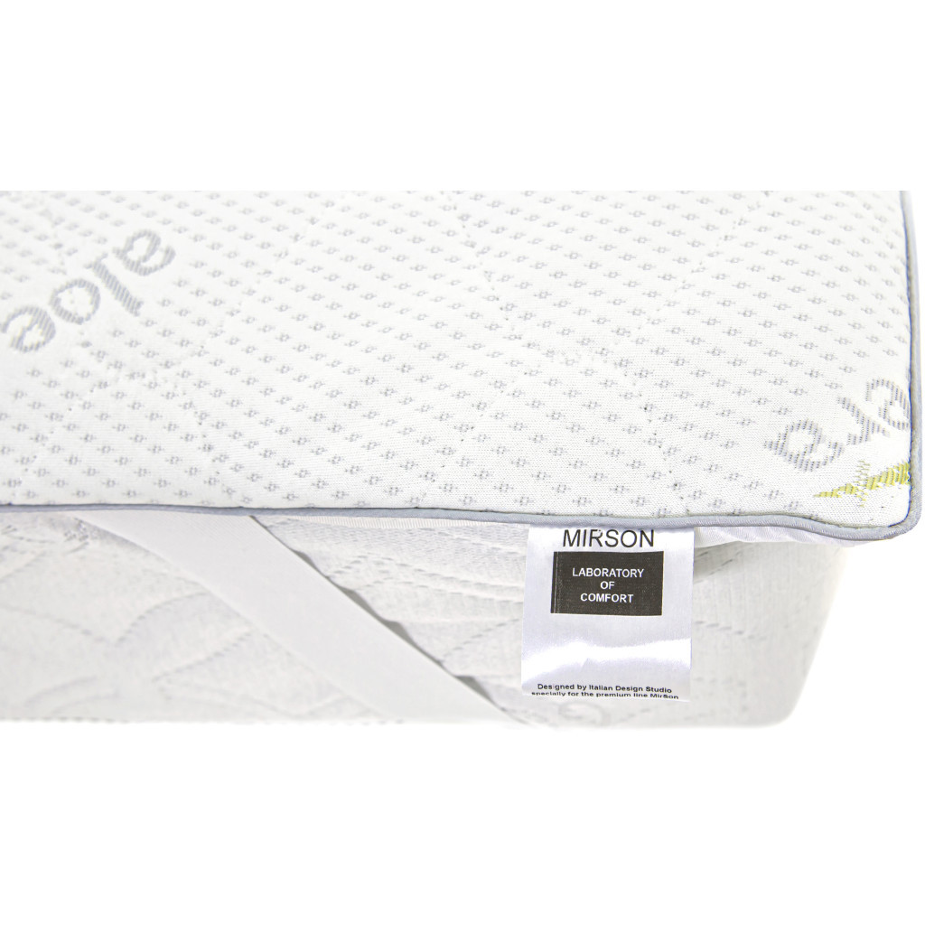 Наматрацник MirSon №1011 Alberto Wool Seasons Aloe Vera 100х200 см (2200001495944) - зображення 4