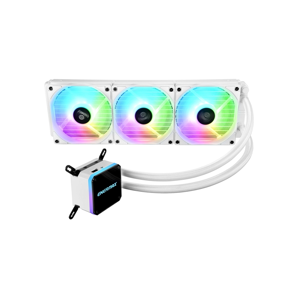 Система рідинного охолодження Enermax Liqmax III 360 White ARGB (ELC-LMT360-W-ARGB) - изображение 1