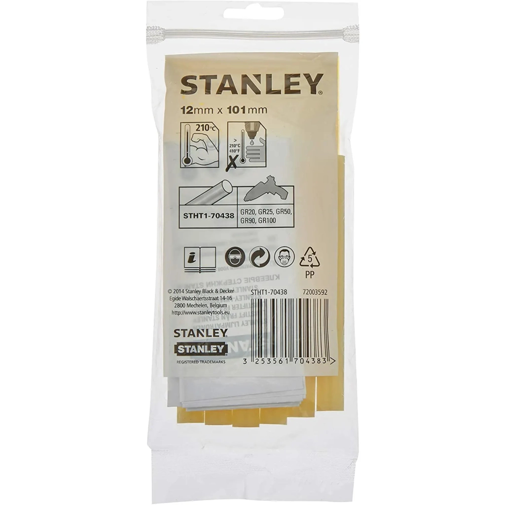 Клейові стержні Stanley сверхпрочный, d=11,3 мм, L= 100 мм, высокотемпературный, 6 шт (STHT1-70438) - изображение 2