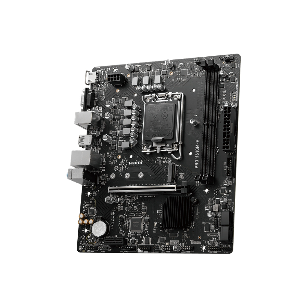 Материнська плата MSI PRO H610M-E - зображення 3