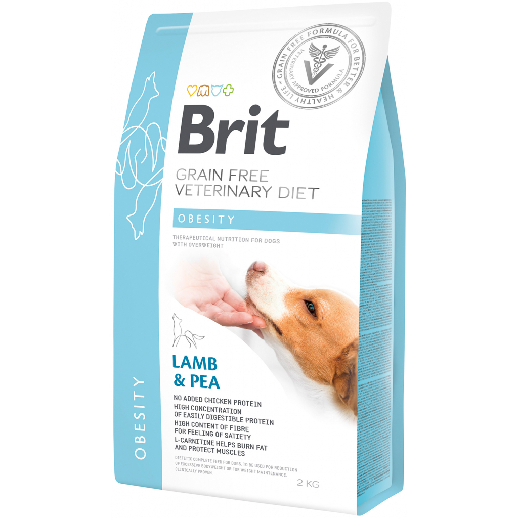 Сухий корм для собак Brit GF VetDiets Dog Obesity 2 кг (8595602528073) - зображення 1
