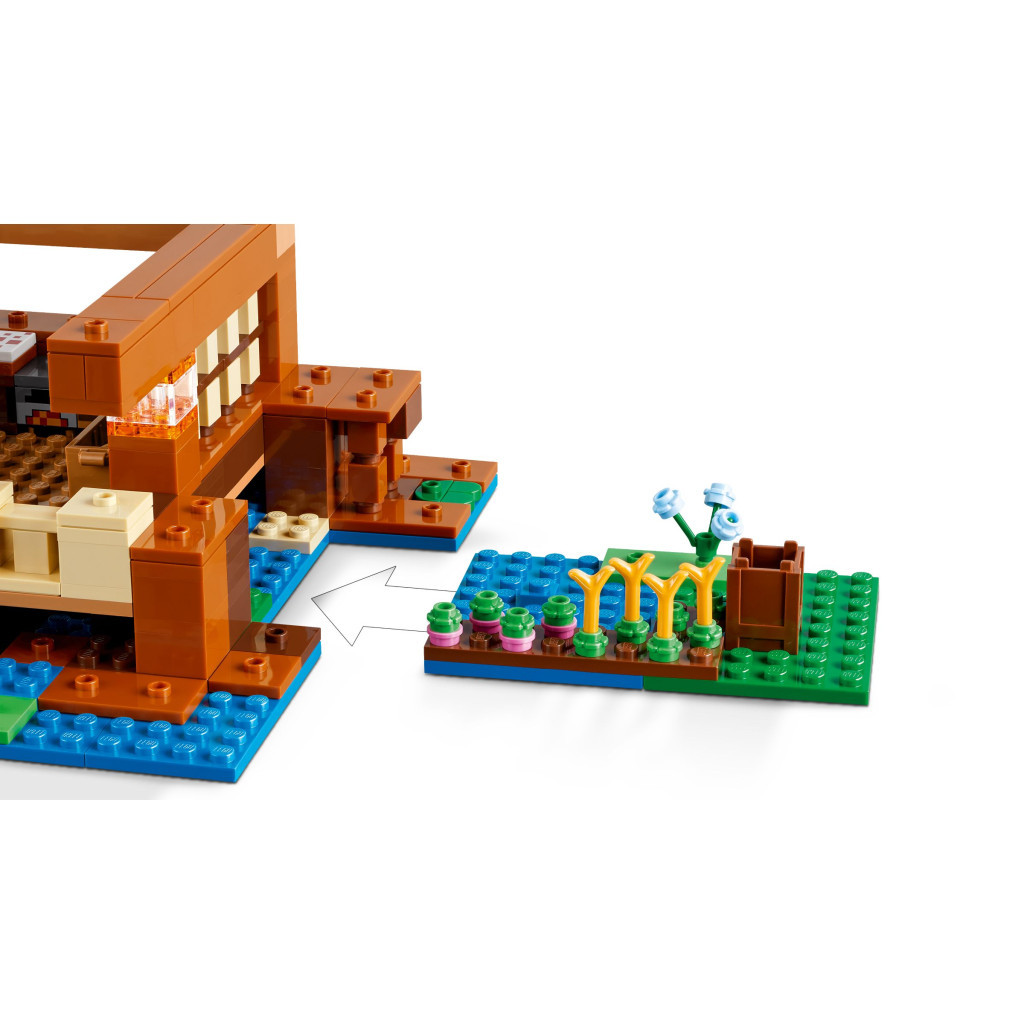 Конструктор LEGO Minecraft Будинок у формі жаби 400 деталей (21256) - зображення 6