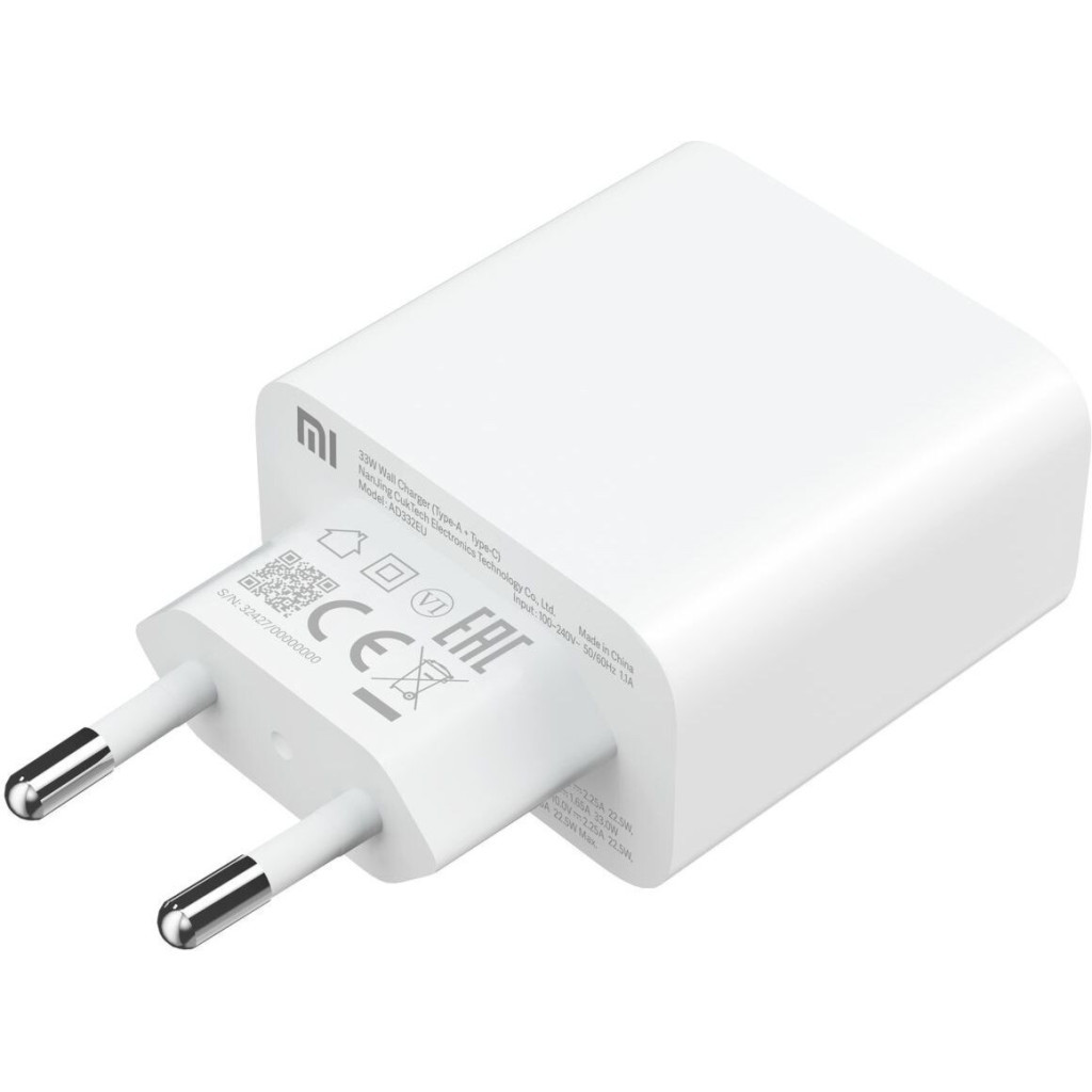 Зарядний пристрій Xiaomi Mi 33W USB+Type-C (BHR4996GL) (852911) - изображение 2