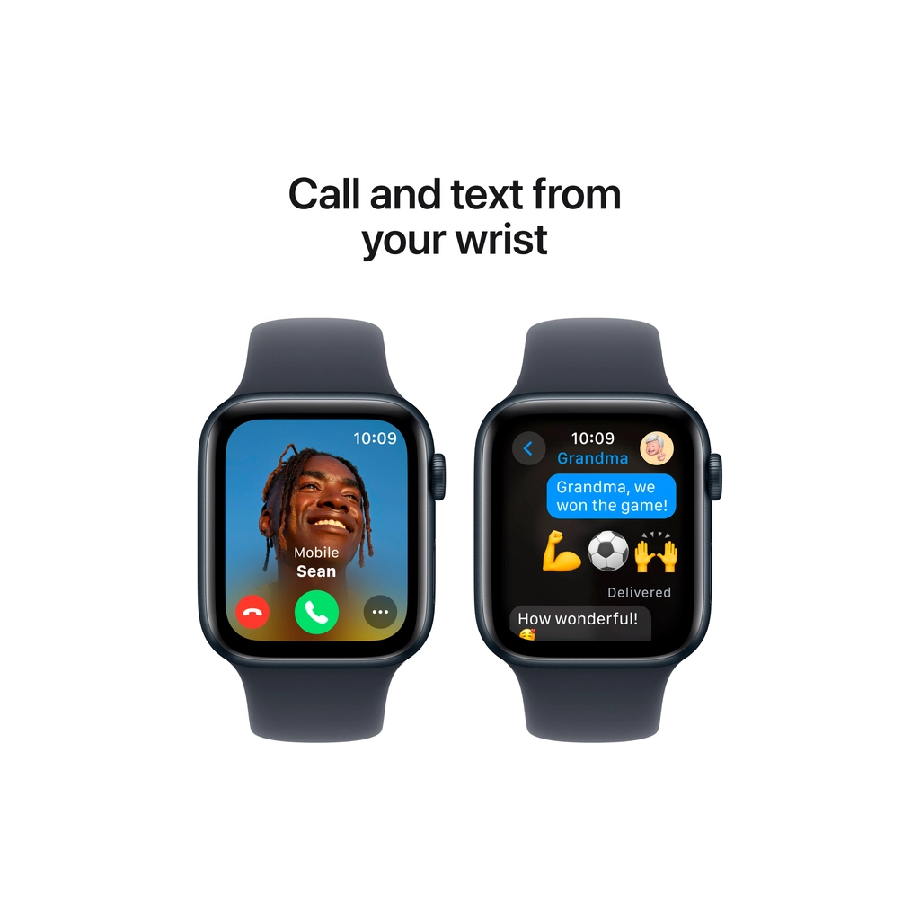 Смарт-годинник Apple Watch SE 2024 GPS 44mm Midnight Aluminium Case with Midnight Sport Band - M/L (MXEK3QH/A) - зображення 4
