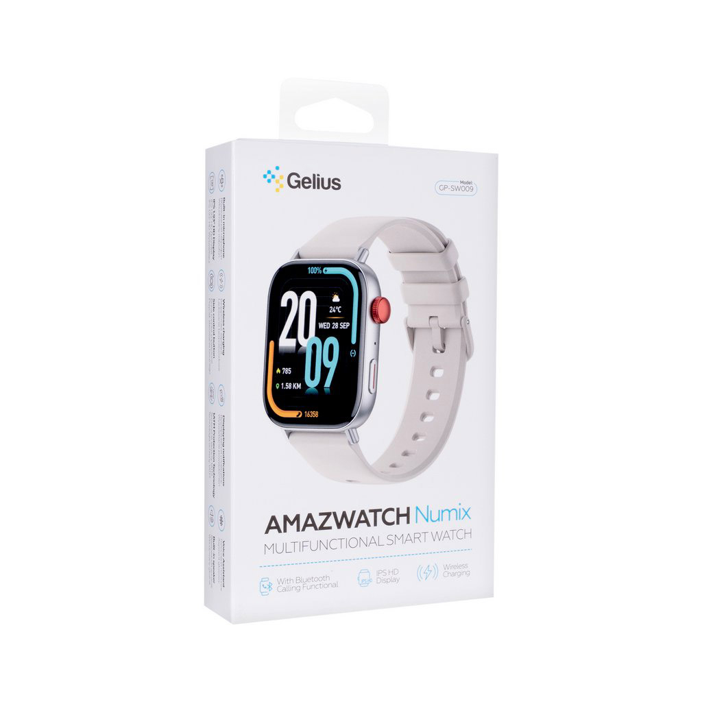 Смарт-годинник Gelius Pro GP-SW009 (Amazwatch Numix) Silver (2099900996962) - зображення 9