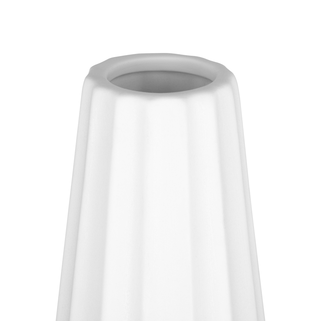 Ваза Ardesto Molize, 8.5х27.5см, порцеляна, білий (AR3810W) - зображення 3