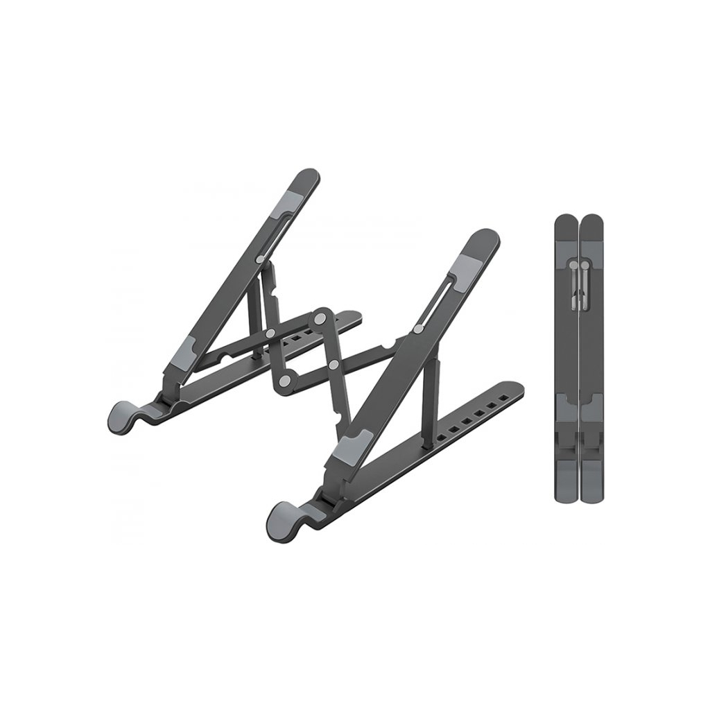 Підставка до ноутбука Orico 11-17", 7 position (15°-45°) plastic black (HS081836) - зображення 3