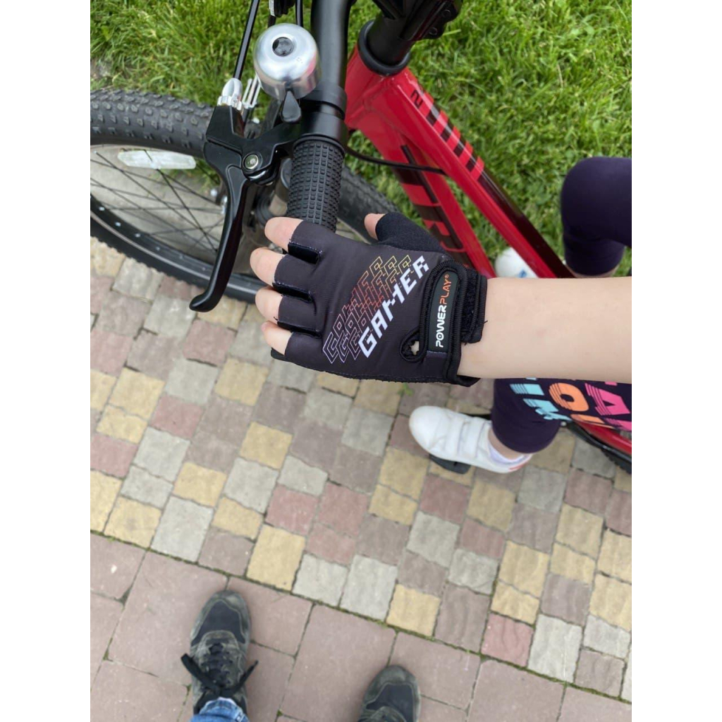 Велорукавиці PowerPlay 5451 Gamer XS (5451_XS_Gamer) - зображення 6