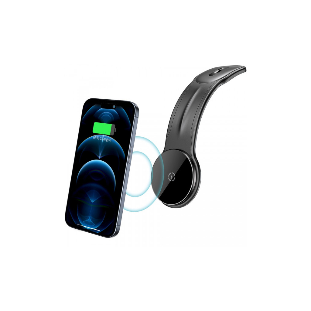 Універсальний автотримач Acefast D21 Magnetic wireless Velcro (6974316282907) - изображение 7