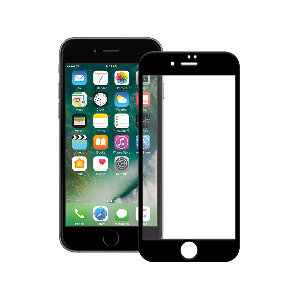 Скло захисне PowerPlant Full screen Apple iPhone 7/8, Black (GL606030) - зображення 1