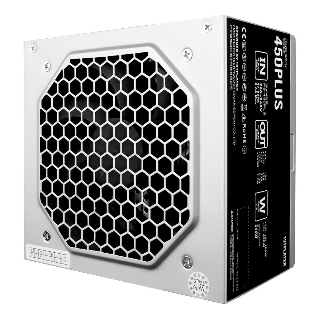 Блок живлення 1stPlayer 450W (C1-PLS-450-SV-EU) - зображення 6