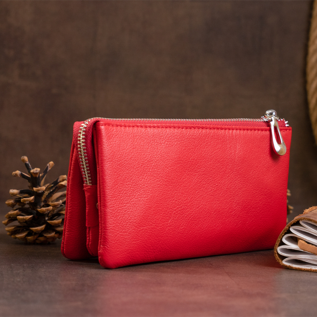 Гаманець ST Leather Червоний (19251) - зображення 9