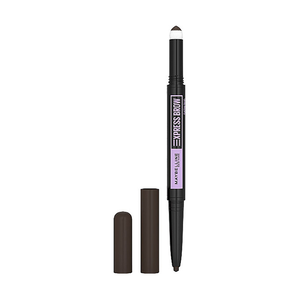 Олівець для брів Maybelline New York Express Brow Satin Duo Pencil 04 - Dark Brown (3600531087401) - зображення 1