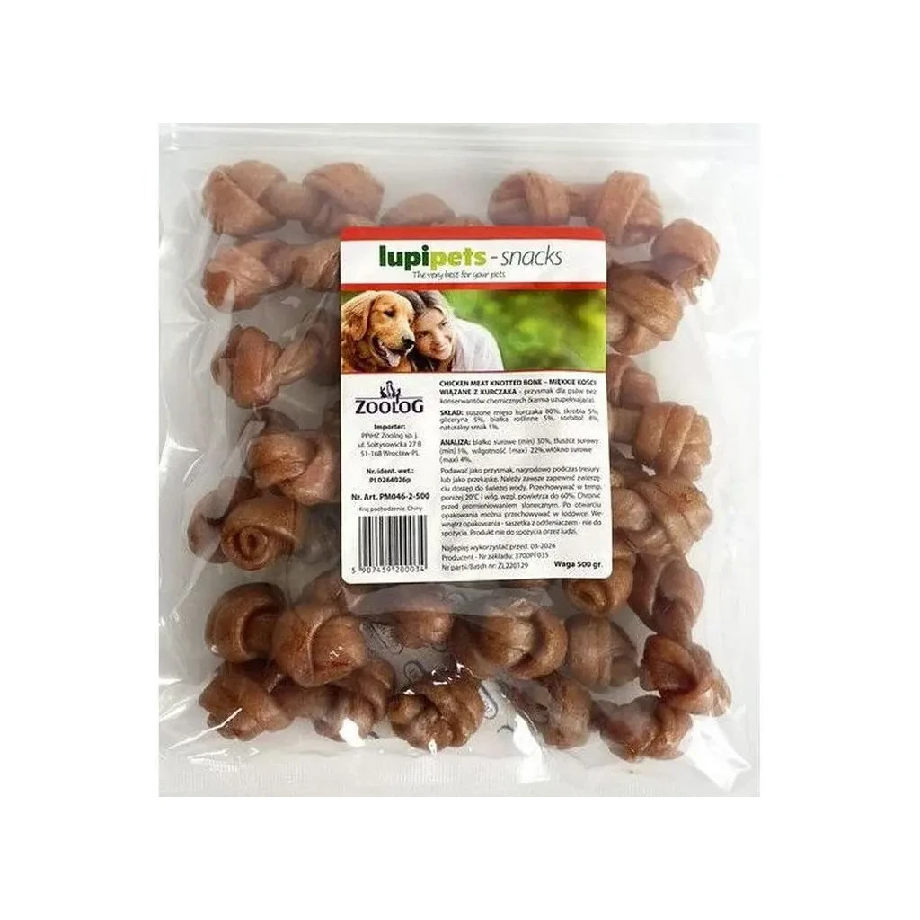 Ласощі для собак LupiPets М'яка курка 500 г (PM046-2) - зображення 1