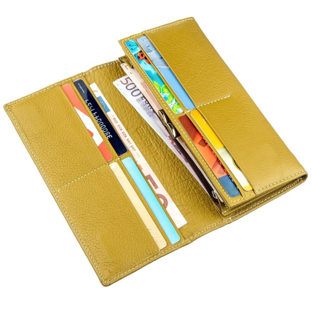 Гаманець ST Leather Гірчичний (18871) - зображення 3