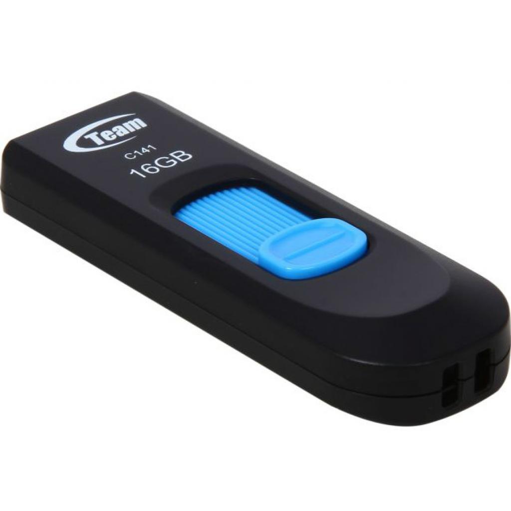 USB флеш накопичувач Team 16GB C141 Blue USB 2.0 (TC14116GL01) - зображення 2