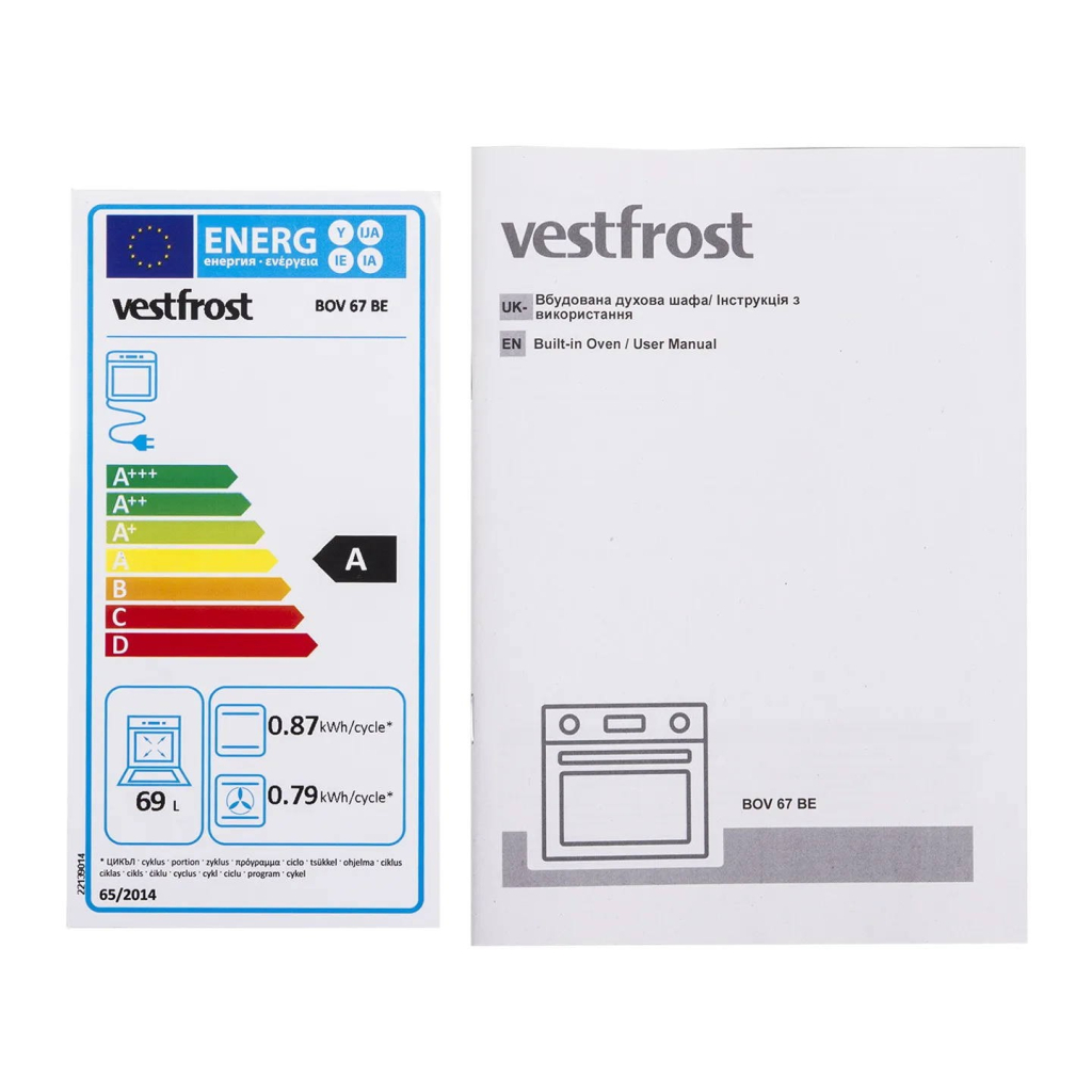 Духова шафа Vestfrost BOV67BE - зображення 12