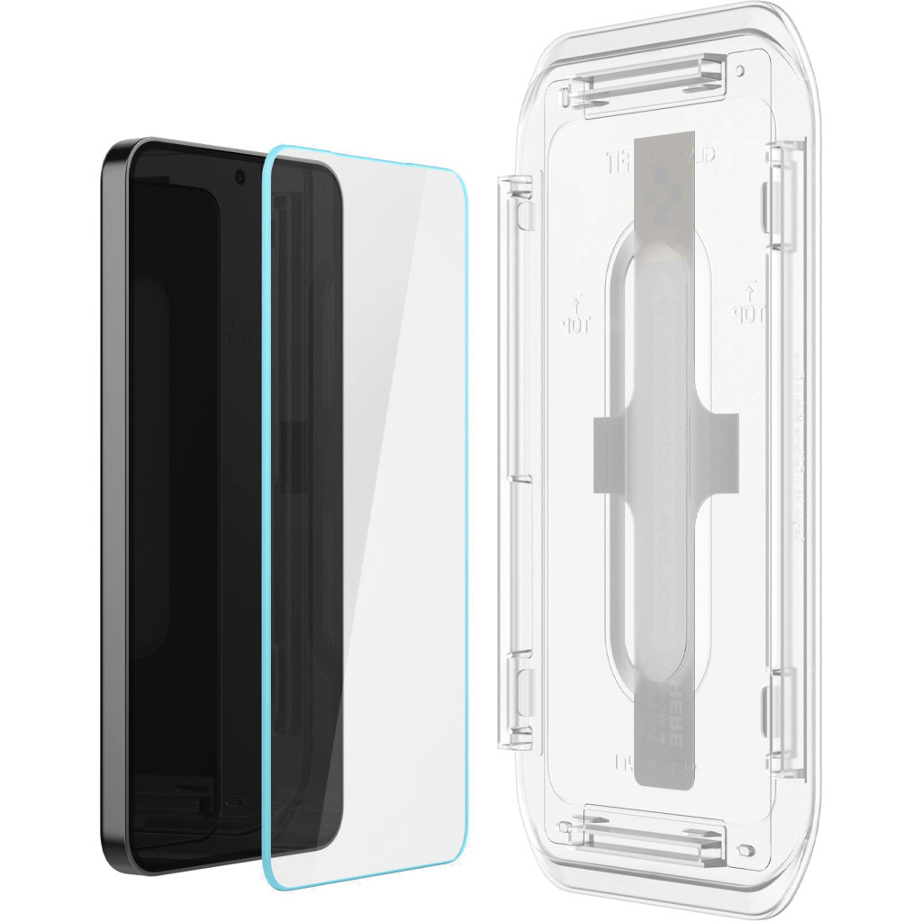 Скло захисне Spigen Samsung Galaxy S24 tR EZ Fit HD (2 Pack) (AGL07440) - зображення 5