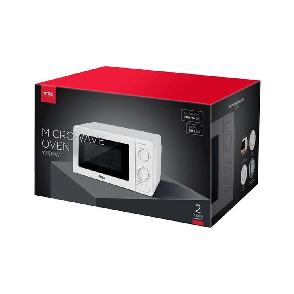 Мікрохвильова піч Ergo Y35MW - изображение 10
