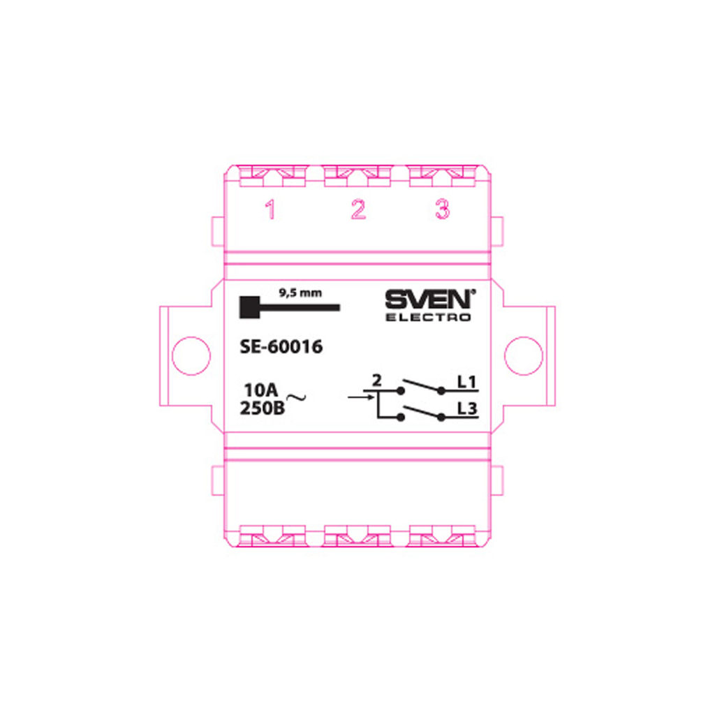 Вимикач Sven SE-60016 white (7100039) - зображення 4