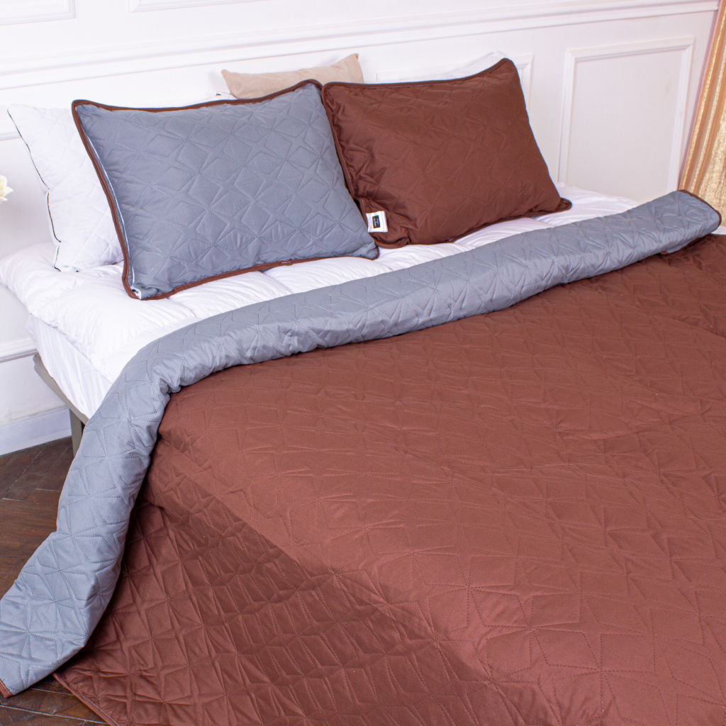 Покривало MirSon набір Serenity Line №7037 Manila 150х210 + наволочка 50х70 (2200005377260) - зображення 4