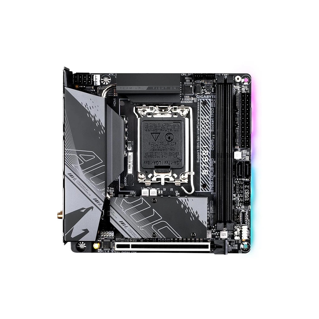 Материнська плата GIGABYTE B760I AORUS PRO - зображення 1