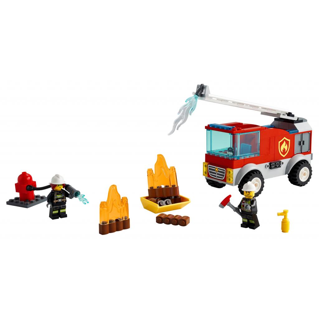 Конструктор LEGO City Fire Пожежна вантажівка з драбиною 88 деталей (60280) - зображення 2