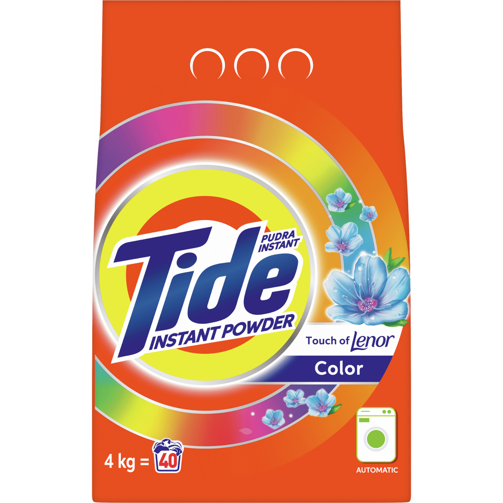 Пральний порошок Tide Аква-Пудра Touch of Lenor 4 кг (8006540123676) - зображення 1