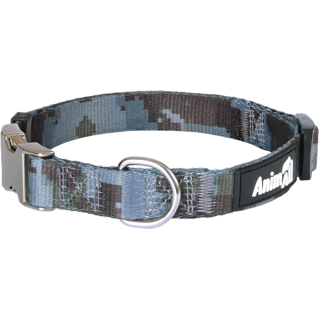 Нашийник для тварин AnimAll HL-C-T001A L-5 2.5x40-65 см сірий (2000981199197) - зображення 1