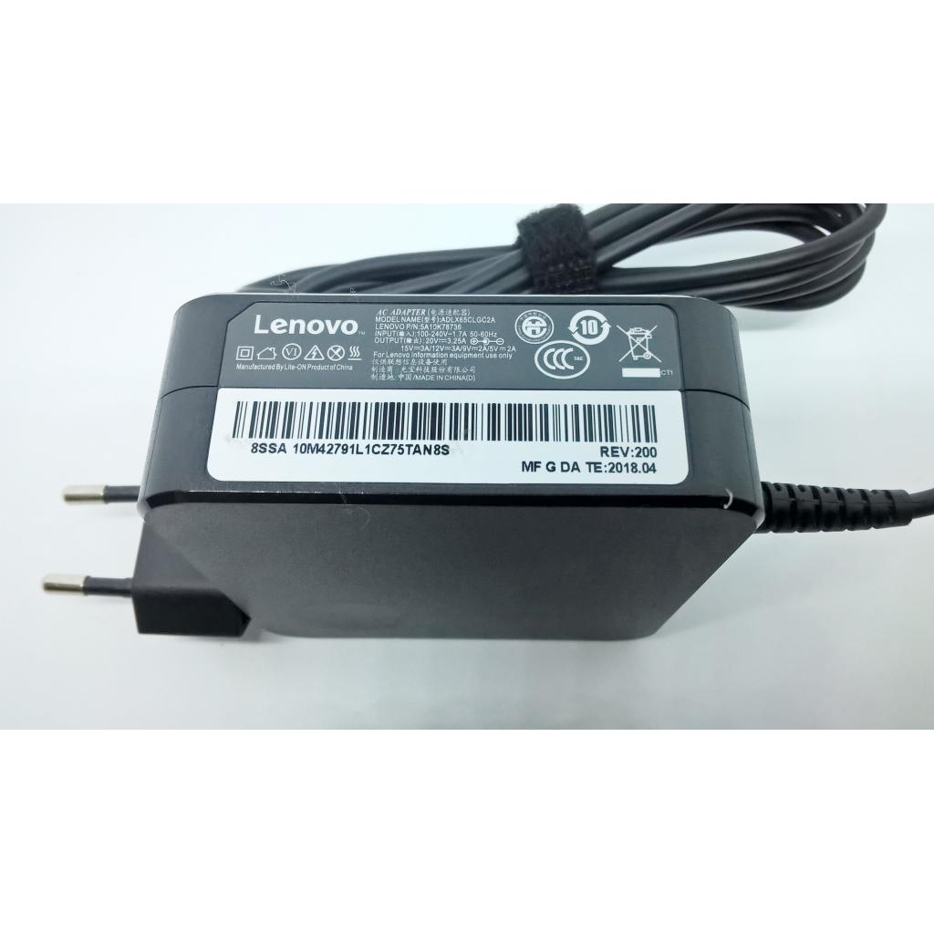 Блок живлення до ноутбуку Lenovo 65W 20V/3.25A, 15V/3A, 9V/2A, 5V/2A, USB Type-С, wall mount (ADLX65CLGC2A / A40239) - зображення 3