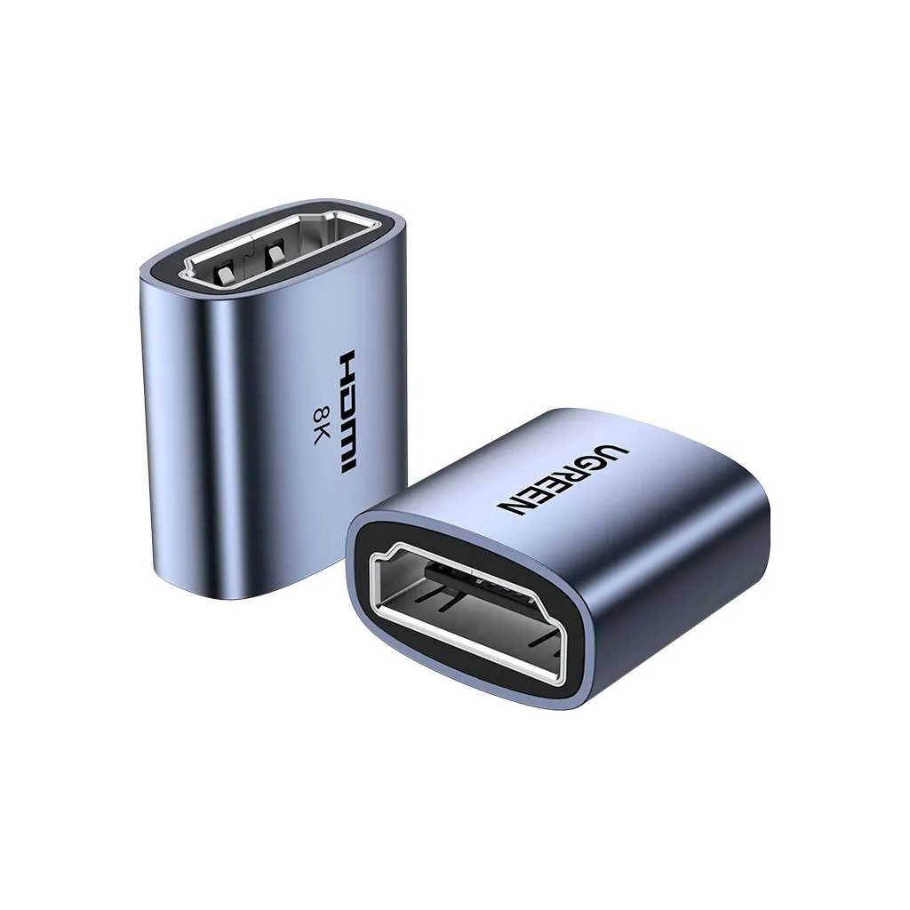 Перехідник HDMI F to HDMI F 8K black Ugreen (90592) - зображення 2