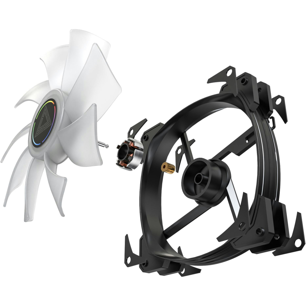 Кулер до корпусу MONTECH HP140 PWM BLACK - зображення 3