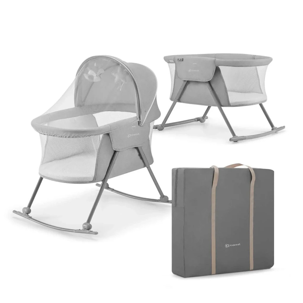Ліжечко Kinderkraft гойдалка Lovi Grey 3 в 1 (5902533913503) - зображення 7