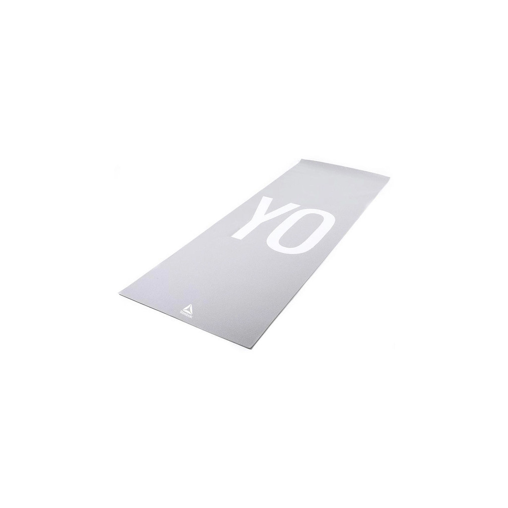 Килимок для йоги Reebok Double Sided 4mm Yoga Mat сірий RAYG-11030YG (5055436110347) - зображення 2