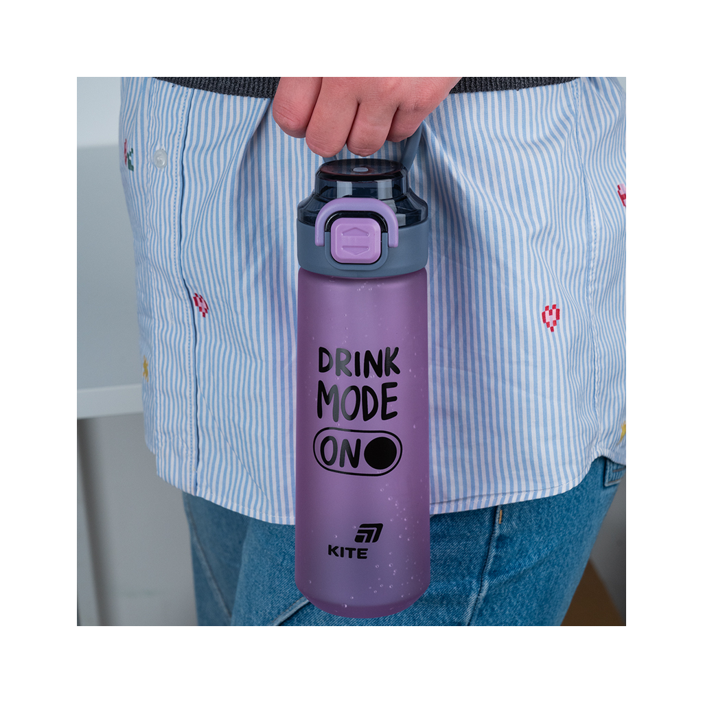 Пляшка для води Kite 760 мл, фіолетова (K25-1214-2) - зображення 5